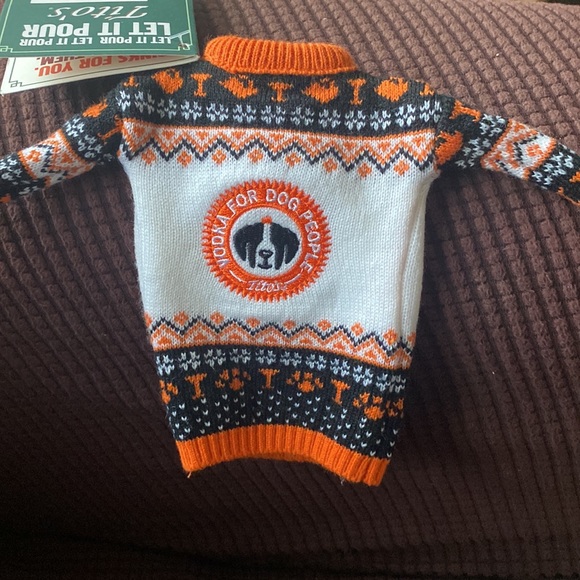 Collectible Holiday Tito’s Vodka Bottle Sweater - Picture 2 of 4